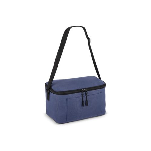 600D gerecycled PET koeltas voor 6 blikjes 25 x 14.5 x 15.5 cm 5 L