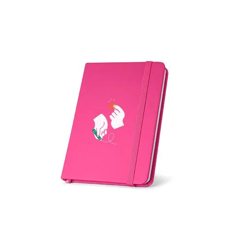 MEYER. Pocket notebook in PU with plain sheets