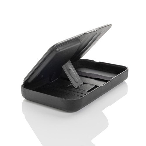 Étui de voyage avec chargeur 3 en 1 en PU RCS Swiss Peak