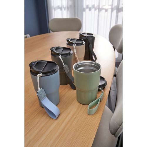 Stainless steel double walled mug Louisa Stainless steel double walled mug Louisa