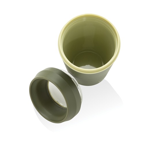 Bicchiere Topl in rPlastica con tappo 360 brevettato 354ml