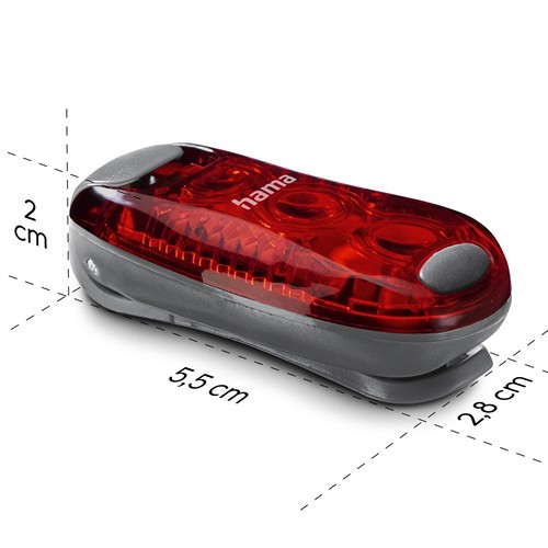 Bicycle warning lights set Hama 2 pcs