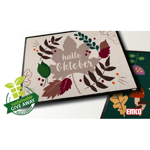 Zerbini con motivi autunnali