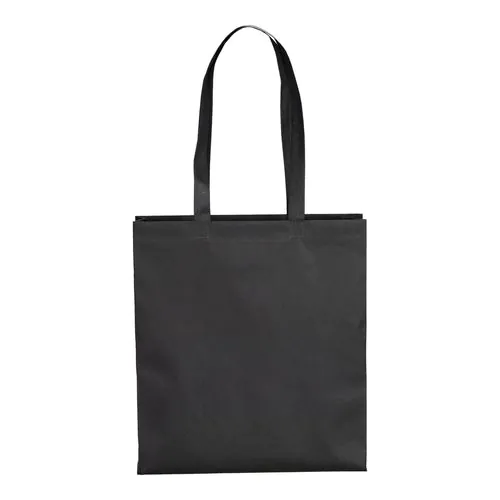 Tote bag thermosoudé en R-pet 80 g/ m2 avec soufflet Tote bag thermosoudé en R-pet 80 g/ m2 avec soufflet