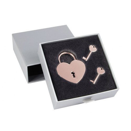 ROSE GOLD HEART PADLOCK ROSE GOLD HEART PADLOCK