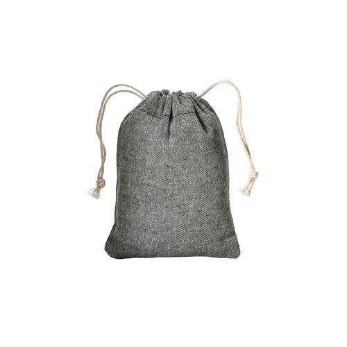 Pochon cadeau en coton recyclé 150 g/m2, 10 x 14 cm