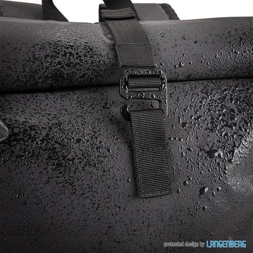 Rollup-Backpack FLASH-BLACK