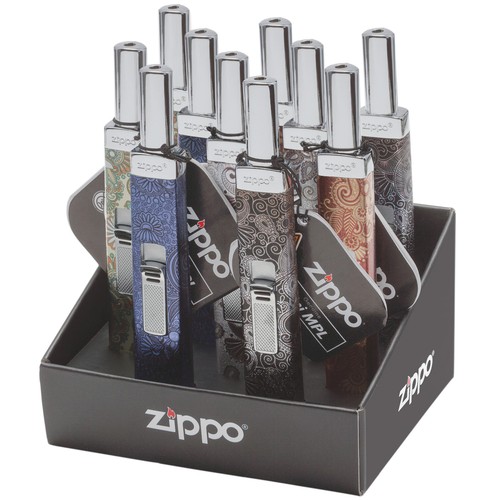 Zippo Display w 10 candle lighters butane Zippo Display w 10 candle lighters butane