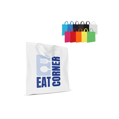 Bolsa de la compra OEKO-TEX® color corto 140g/m² 38x42 cm Bolsa de la compra OEKO-TEX® color corto 140g/m² 38x42 cm