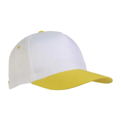 Polyester 5-panel cap with adjustable velcro strap Polyester 5-panel cap with adjustable velcro strap