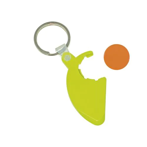KEY-RING TOKEN HOLDER WITH SCRATCHCARD SCRAPER