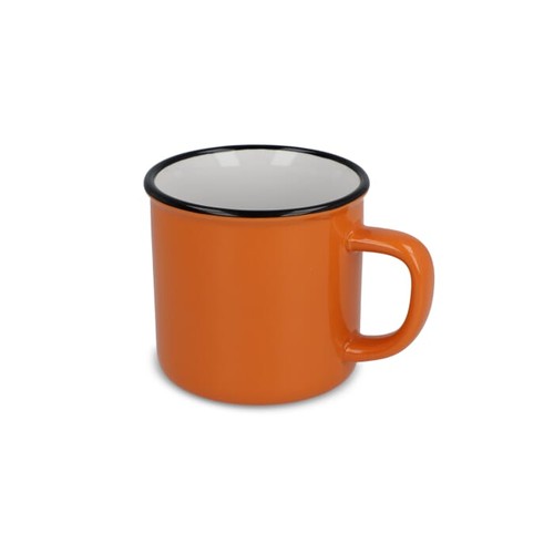 Enamel style ceramic mug 280ml