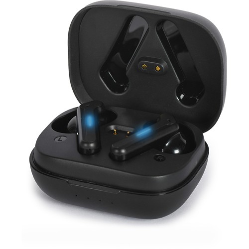 AURICULARES BLUETOOTH TWS CON LUZ LED EN PLÁSTICO ABS RECICLADO