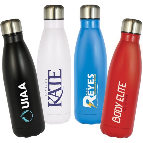 Bouteille d'eau Refresh en acier inoxydable double paroi (500ml) * Bouteille d'eau Refresh en acier inoxydable double paroi (500ml) *