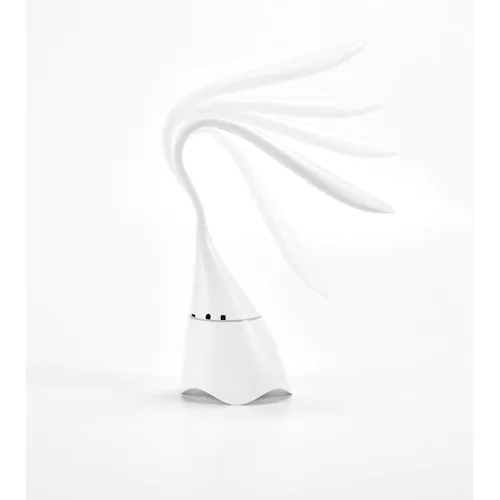 GRAHAME. Lampada da tavolo portatile con altoparlante e autonomia di 5 ore in ABS riciclato (100% rABS) GRAHAME. Lampada da tavolo portatile con altoparlante e autonomia di 5 ore in ABS riciclato (100% rABS)