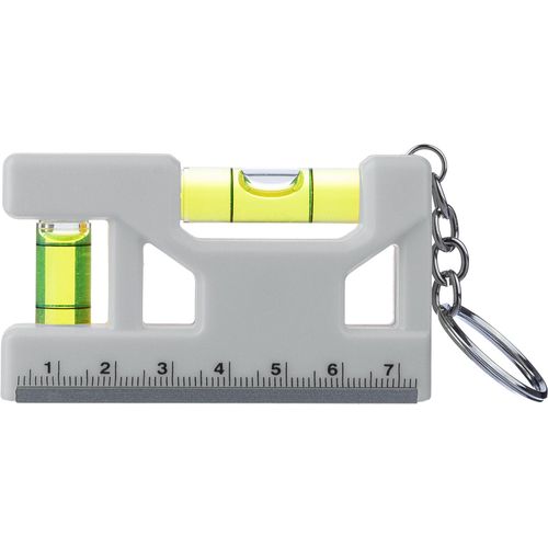 Recycled ABS spirit level keychain Indira Recycled ABS spirit level keychain Indira