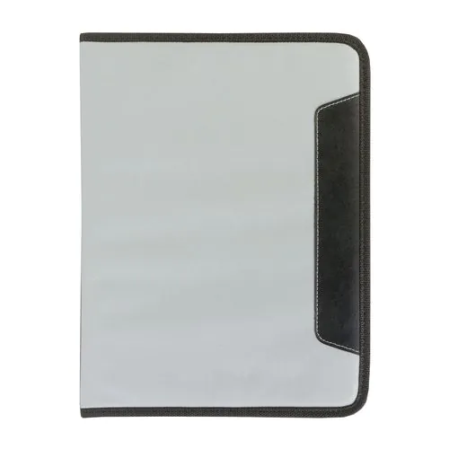 A4 pad brief folder with pocket and pen loop, ruled pad included
