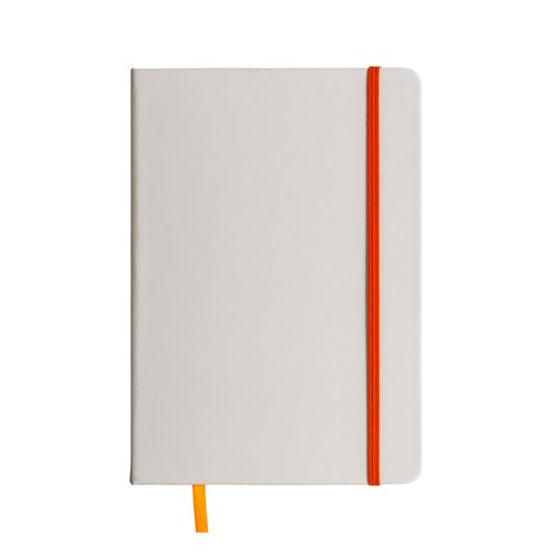 Notizbuch mit PU-Einband und farbigem Gummiband (80 Seiten), Lesezeichen aus Satin Notizbuch mit PU-Einband und farbigem Gummiband (80 Seiten), Lesezeichen aus Satin