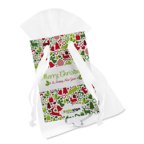 Kop bakvormpje in organza zakje - beker ster Kop bakvormpje in organza zakje - beker ster