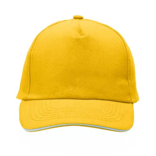 Adult brushed cotton sandwich 5 panel cap