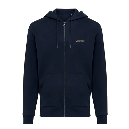IQONIQ Abisko gerecycled katoen hoodie met rits