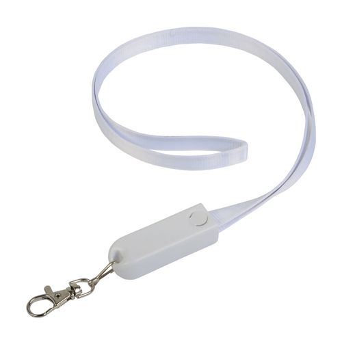 Lanière avec mousqueton avec fonction de cable de recharge avec prise Micro-USB/Lightning/
