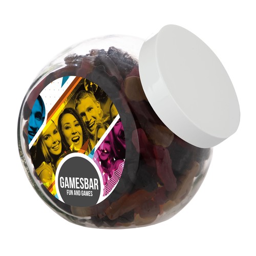 Large glass jar 2 liter