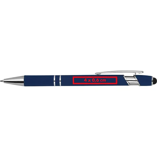 Penna a sfera in plastica con funzione touch HERMANN