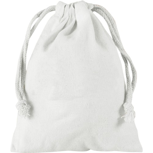 Pochon coton FIDJI S 155 - Blanc Pochon coton FIDJI S 155 - Blanc