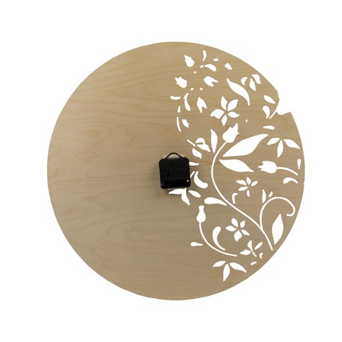 CUSTOMIZABLE WOODEN WALL CLOCK 45CM