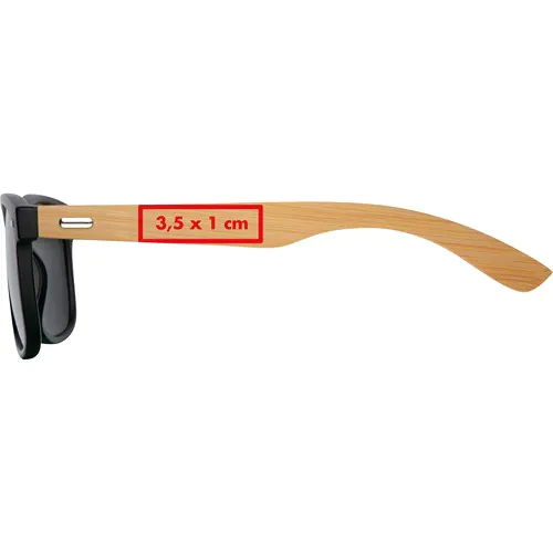 Gafas de sol con patillas de bambú Gafas de sol con patillas de bambú