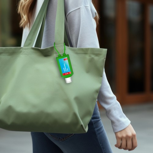 Hand Cleansing Gel, 50 ml Bumper (green), Body Label