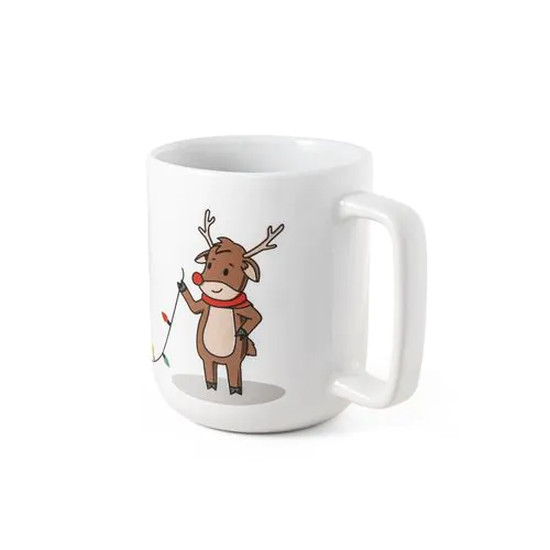 REINDEER. Mug with Christmas print 330 mL REINDEER. Mug with Christmas print 330 mL