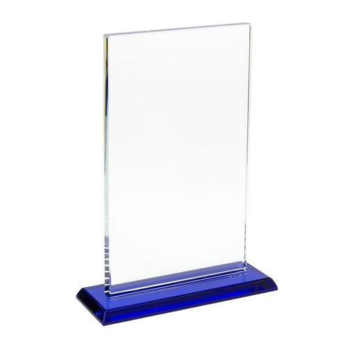 BLUE TRANSPARENT GLASS 200X120X10 MM BLUE TRANSPARENT GLASS 200X120X10 MM
