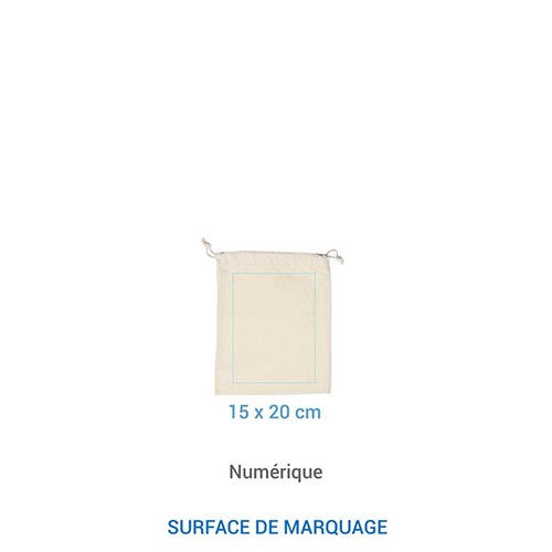 Pochon coton FIDJI S+ 155 Pochon coton FIDJI S+ 155