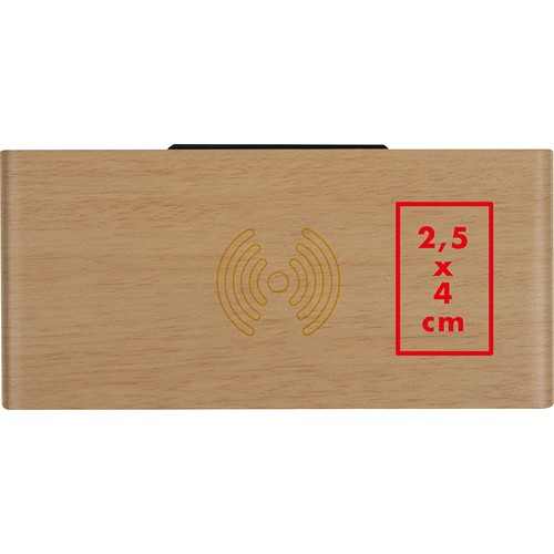 Buroklok met een draadloze oplader