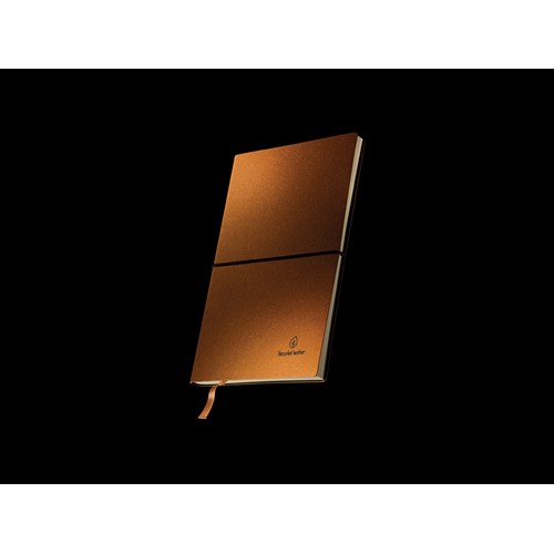 A5 GRS recycled leather notebook