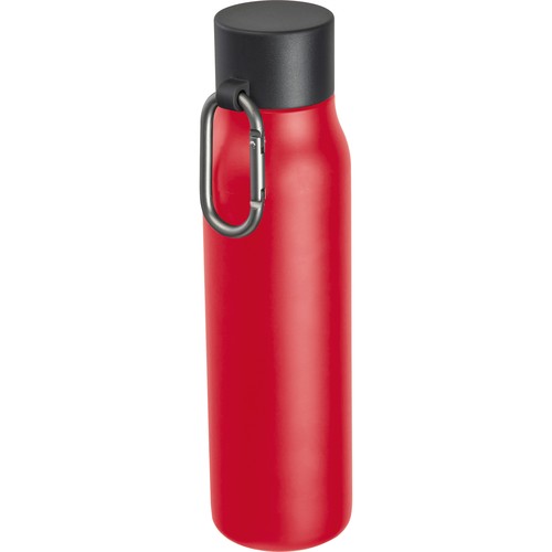 Drinking bottle with carabiner, 600ml Drinking bottle with carabiner, 600ml
