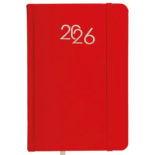 Agenda journalier 2026, couverture rigide en carton laminé