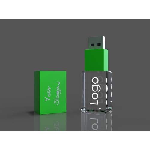 USB CRYSTAL 3D colour (64GB) 3.0