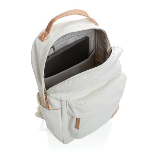 Impact AWARE™ 16 oz. recycled canvas laptop rugzak Impact AWARE™ 16 oz. recycled canvas laptop rugzak