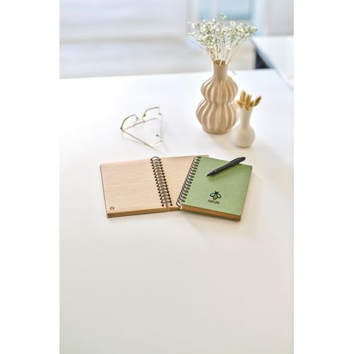 Notebook wire-o con copertina rigida in cartone riciclato Caleb