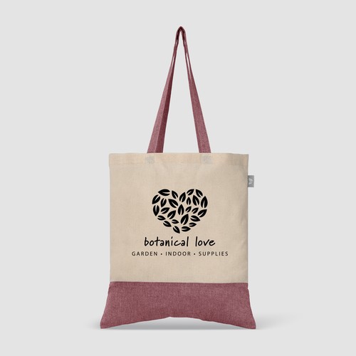 Quebec - Borsa in cotone riciclato bicolore da 140 gsm