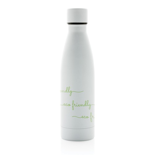 Bouteille iso couleur pleine en acier inoxydable recyclé RCS