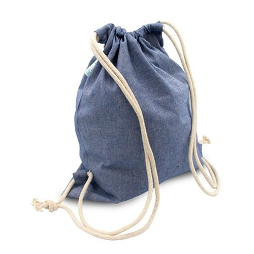 Recycled cotton and recycled polyester drawstring bag B'RIGHT | Jose Recycled cotton and recycled polyester drawstring bag B'RIGHT | Jose