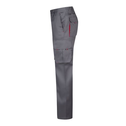 VL HYPNOS. Pantaloni in twill bicolore con diverse tasche (200g/m²), in cotone (35%) e poliestere (65%)