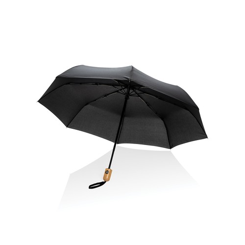 21" Impact AWARE™ RPET 190T bamboe auto open/dicht paraplu 21" Impact AWARE™ RPET 190T bamboe auto open/dicht paraplu
