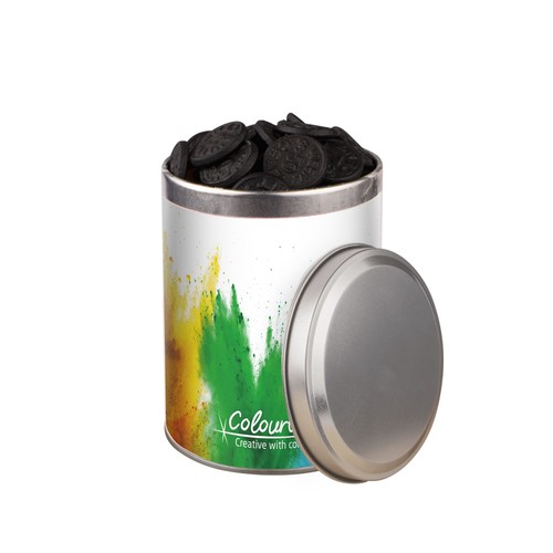 Medium round tin, 0.9 liters