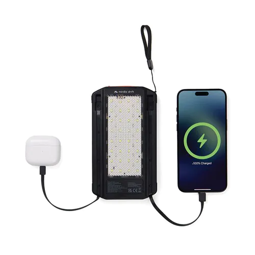Powerbank solaire 10.000mAh Nordic Drift Titan Powerbank solaire 10.000mAh Nordic Drift Titan