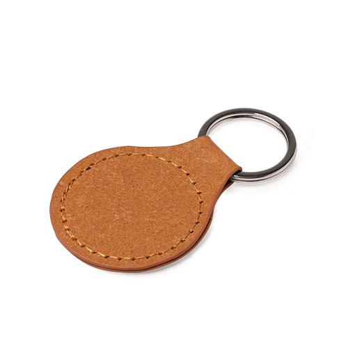 Recycled leather keychain available in two sizes, Kalana